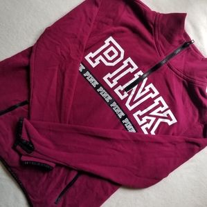 Victoria's Secret PINK Quarter Zip Sweatshirt S
